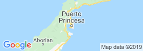 Puerto Princesa map